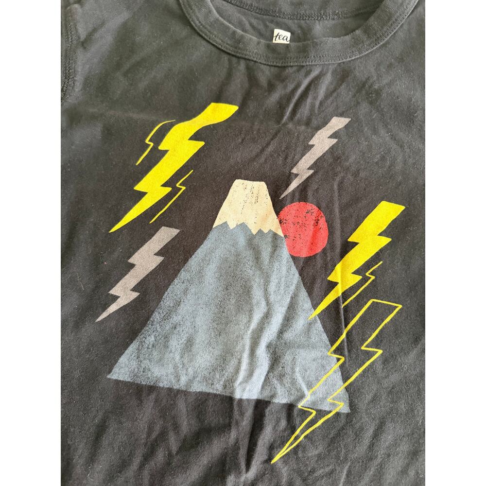 Tea Collection Layered Long Sleeve Graphic Tee - Mount Fuji - Picture 4 of 8